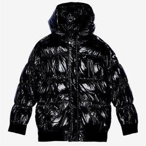 Appaman Shiny Black Kids Jacket